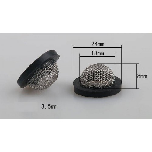 Guminė tarpinė su išgaubtu filtru 24 mm - Skalbimo mašinos Guminė tarpinė su išgaubtu filtru 24 mm - Skalbimo mašinos