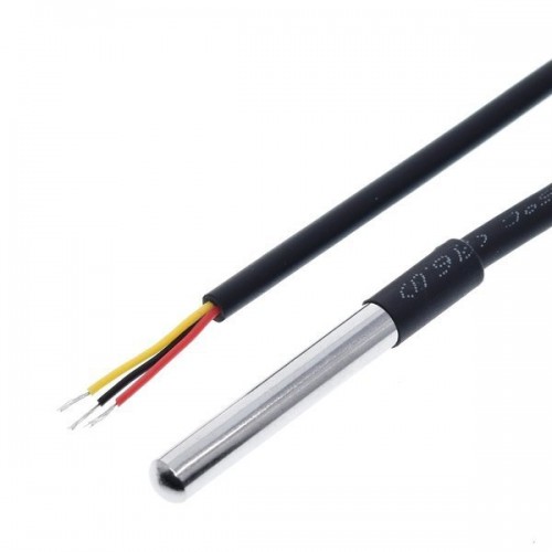 Skaitmeninis temperatūros jutiklis klonas DS18B20 vandeniui Skaitmeninis temperatūros jutiklis klonas DS18B20 vandeniui