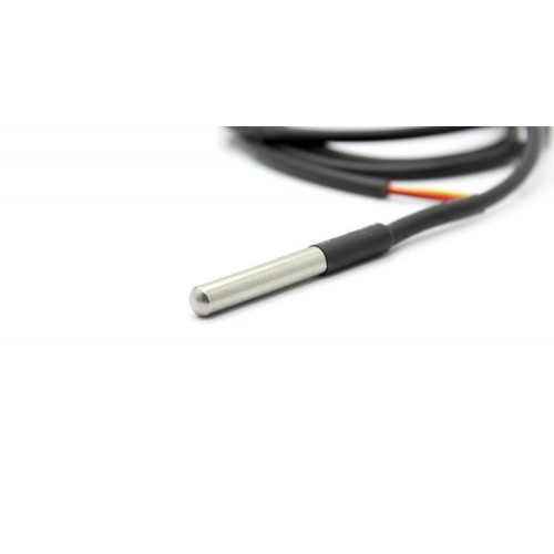 Skaitmeninis temperatūros jutiklis klonas DS18B20 vandeniui Skaitmeninis temperatūros jutiklis klonas DS18B20 vandeniui