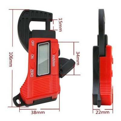 Storio matuoklis 0-12 mm - Skaitmeninis storio matuoklis -