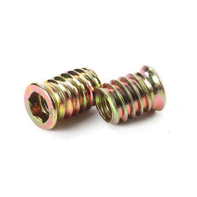 Medinė jungtis su dvigubu sriegiu M6x15 mm - 10 vnt - Baldų