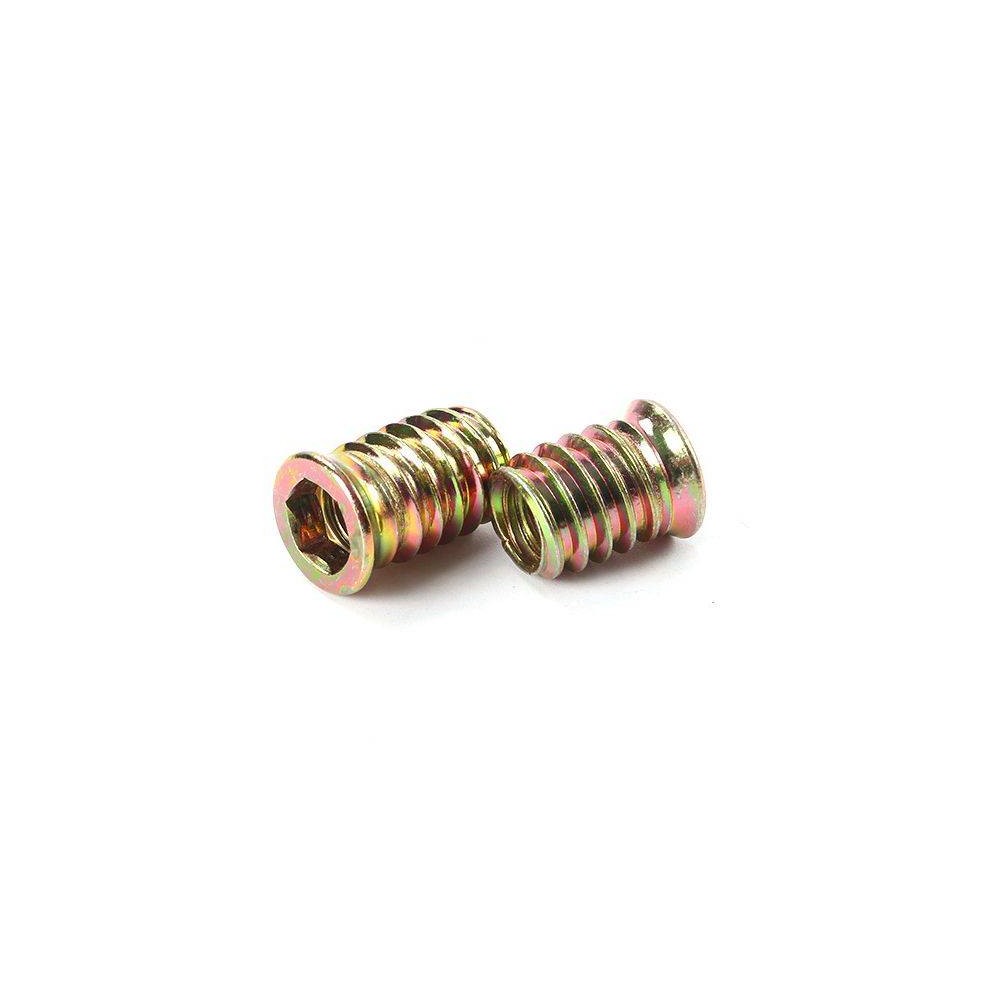 Medinė jungtis su dvigubu sriegiu M8x17mm - 10 vnt - Baldų