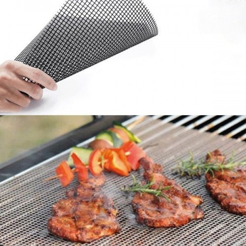 Tefloninis tinklinis grilio kilimėlis 30x40 cm - PTFE įdėklas