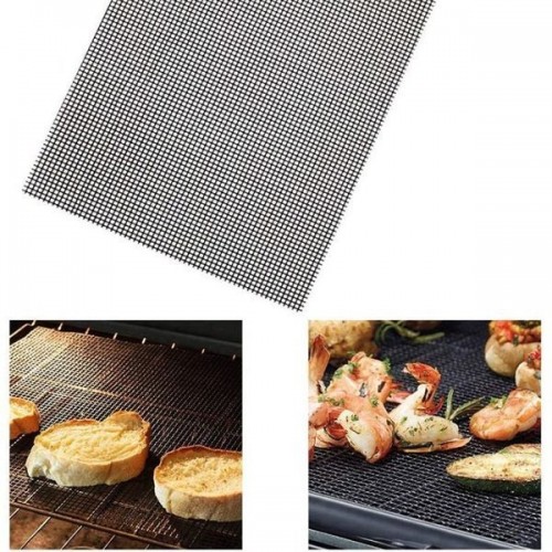 Tefloninis tinklinis grilio kilimėlis 30x40 cm - PTFE įdėklas Tefloninis tinklinis grilio kilimėlis 30x40 cm - PTFE įdėklas
