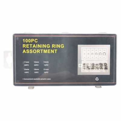 100 vienetų E spaustukų rinkinys-klipai - 11-21 mm-Pagrindinis