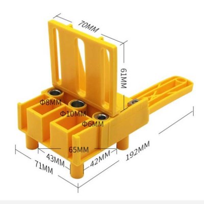 Staliaus šablonas kaiščių skylėms 6-8-10 mm - kaiščių jungčių