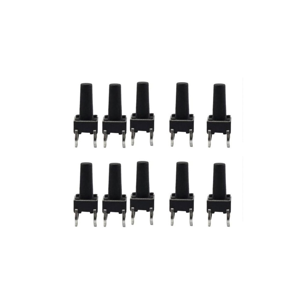 TACT mikrojungiklis 6x6x12 mm - mikro jungiklis - 10 vnt-Mikro