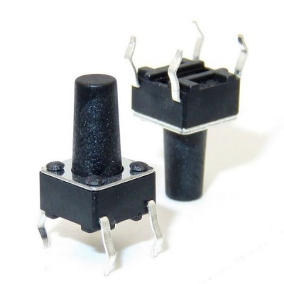 TACT mikrojungiklis 6x6x12 mm - mikro jungiklis - 10 vnt-Mikro