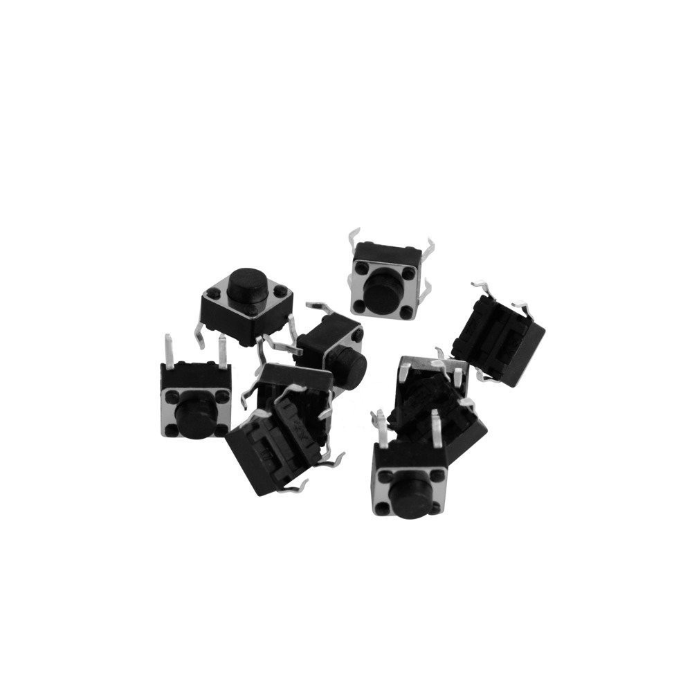 TACT mikrojungiklis 6x6x4,3 mm - mikro jungiklis - 10 vnt-Mikro