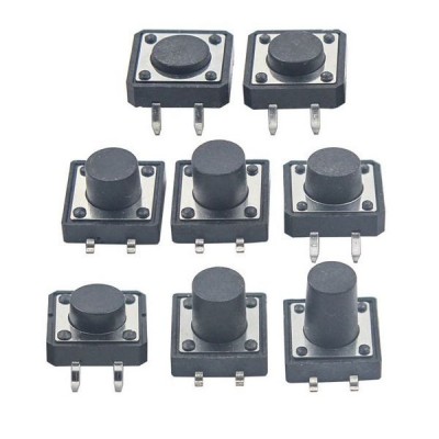TACT mikrojungiklis 12x12x10mm - mikro jungiklis - 10 vnt-Mikro
