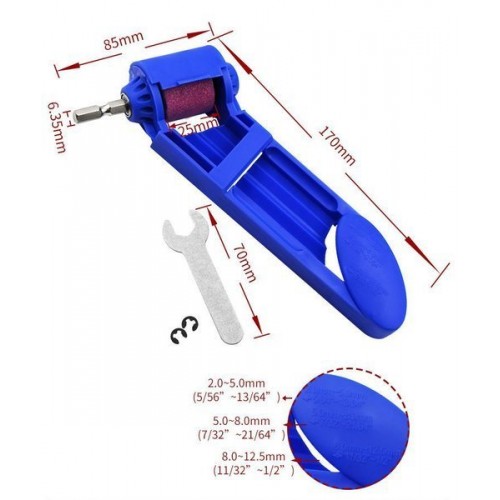 Gręžimo galąstuvas 2-12.5 mm - Priedas atsuktuvui Gręžimo galąstuvas 2-12.5 mm - Priedas atsuktuvui
