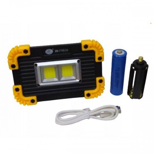Dirbtuvių lempa COB LED ZB-7759-24 - akumuliatoriaus