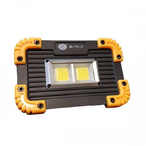 Dirbtuvių lempa COB LED ZB-7759-24 - akumuliatoriaus Dirbtuvių lempa COB LED ZB-7759-24 - akumuliatoriaus