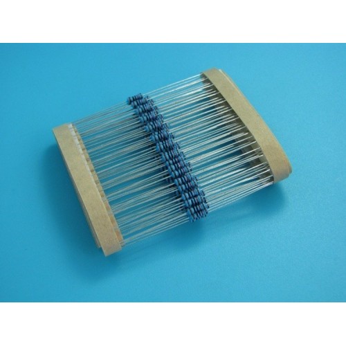 60 vnt. rinkinys - 5 tipų 0,25 W rezistoriai - 60 vnt. 60 vnt. rinkinys - 5 tipų 0,25 W rezistoriai - 60 vnt.