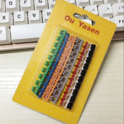 Kabelio žymeklis 5 mm - Kabelių organizatoriaus skaitmuo 0-9 -