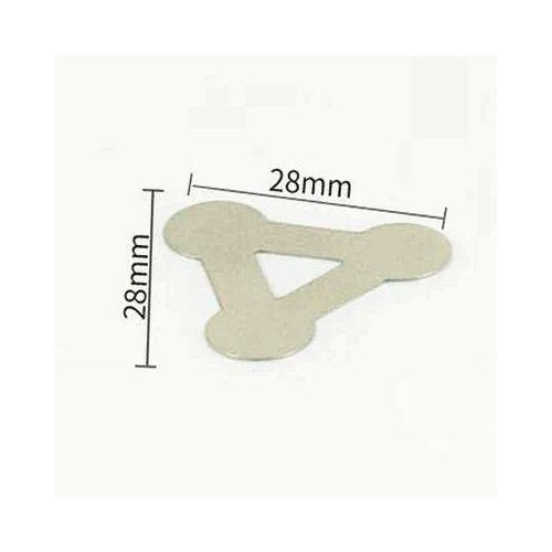3 grandžių suvirinimo plokštė - shape 'trikampis - 18650