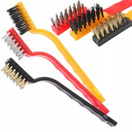 3 šepetėlių rinkinys - Techniniai vieliniai šepečiai iš 3 šepetėlių rinkinys - Techniniai vieliniai šepečiai iš