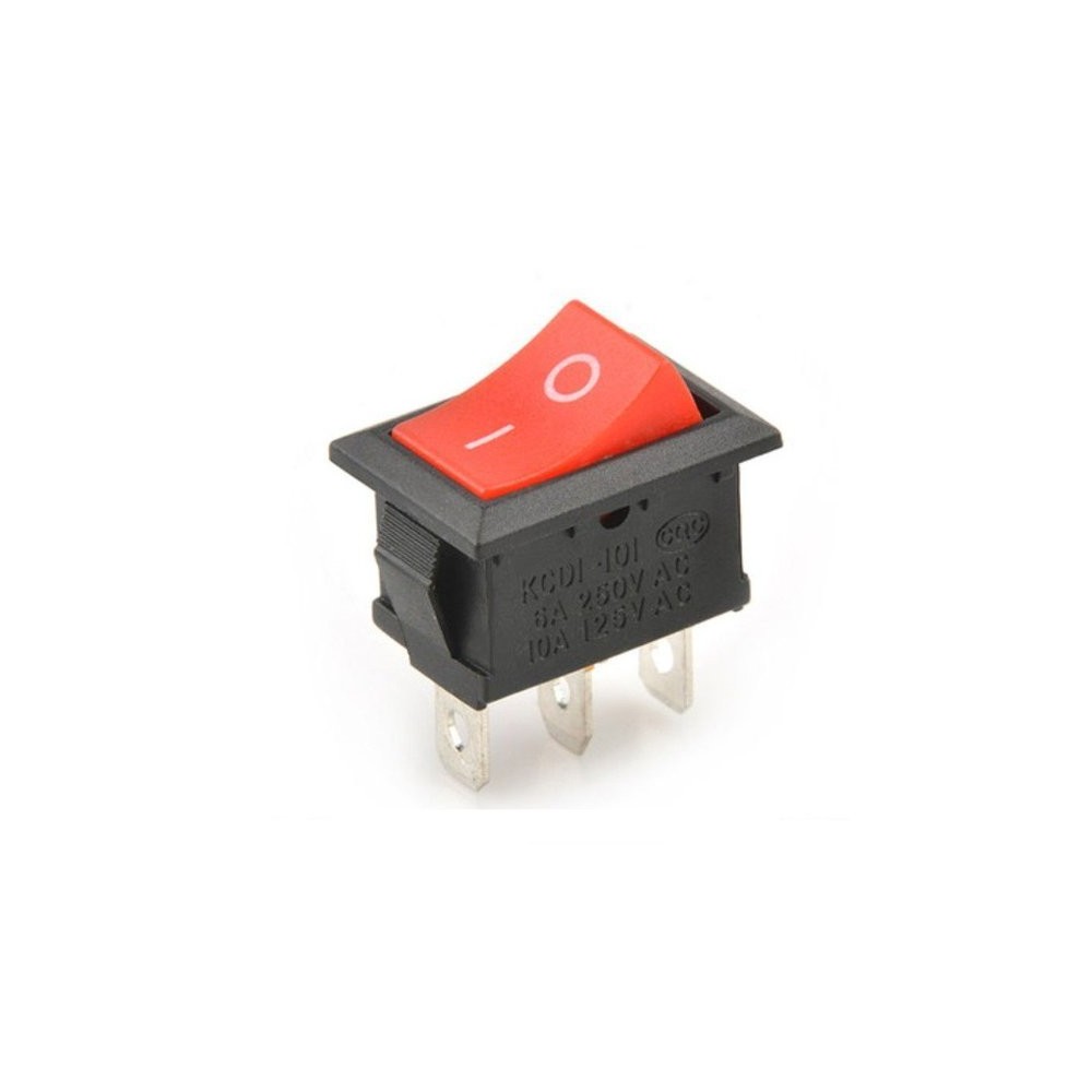 Kibernetinis jungiklis, bistabilus KCD1 - raudonas matinis - Kibernetinis jungiklis, bistabilus KCD1 - raudonas matinis -