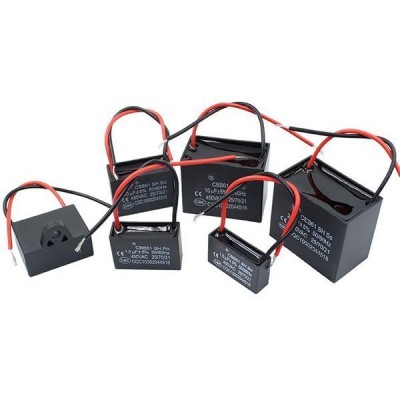 Paleidimo kondensatorius CBB61 5.0uF 450VAC varikliams - su