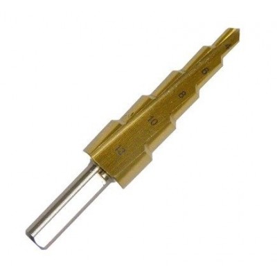 Kūginiai grąžtai 3 vnt - 4-20 mm 4-12 mm 3-12 mm - metalas -