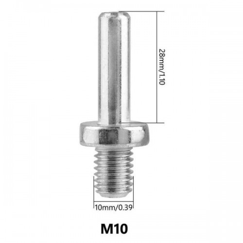 Arbor 8 mm - adapteris M10 sriegiui - gręžtuvams, šlifuokliams Arbor 8 mm - adapteris M10 sriegiui - gręžtuvams, šlifuokliams