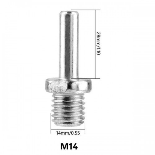 8 mm kotas - adapteris M14 sriegiui - gręžtuvams, šlifuokliams 8 mm kotas - adapteris M14 sriegiui - gręžtuvams, šlifuokliams