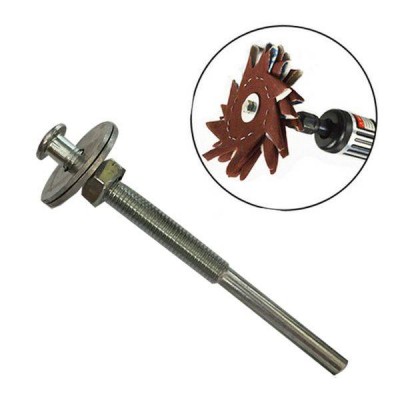 Varžtas 5 mm diskams - adapteris M6 sriegiui - gręžtuvams