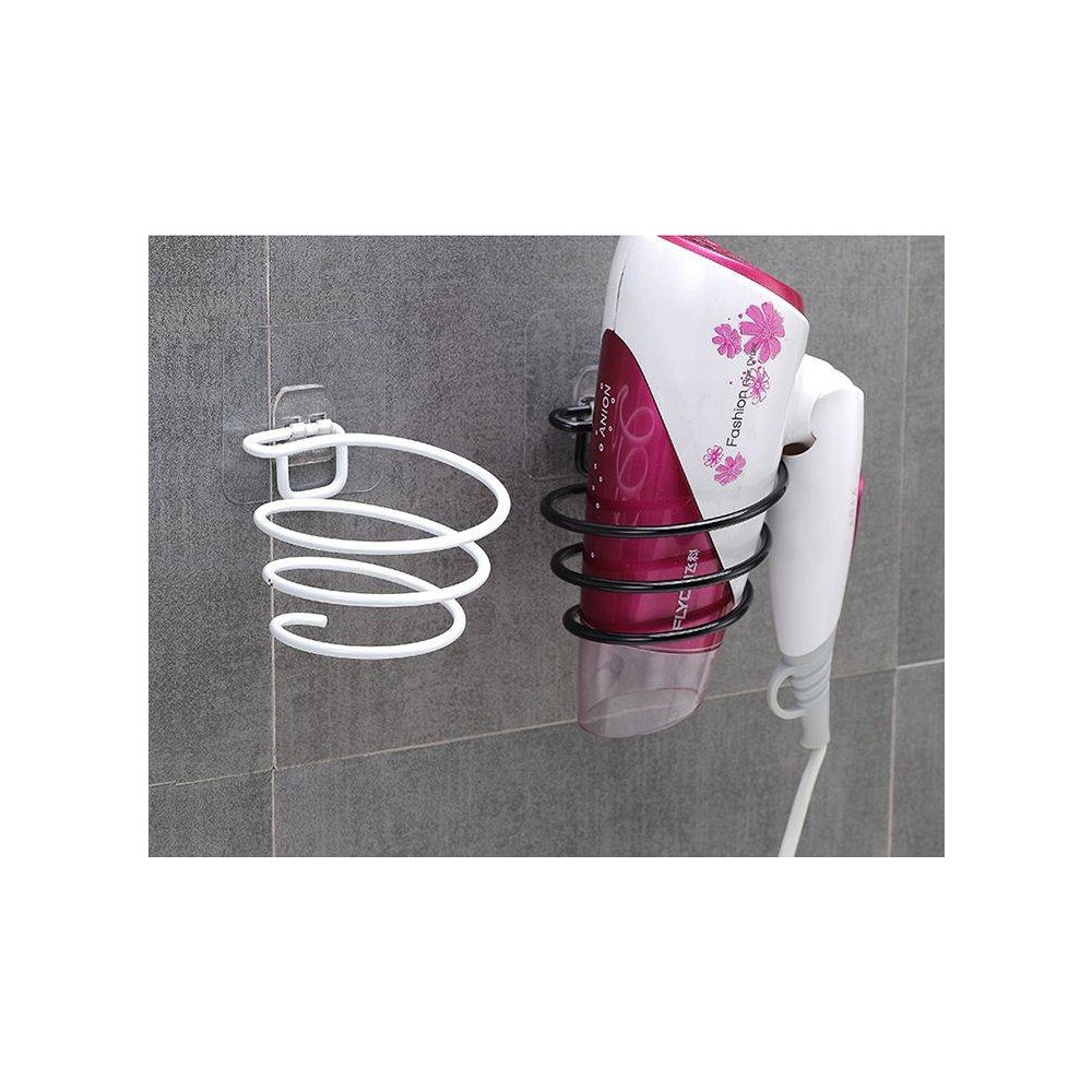 Plaukų džiovintuvo laikiklis - juoda - Sieninis tiesintuvų Plaukų džiovintuvo laikiklis - juoda - Sieninis tiesintuvų