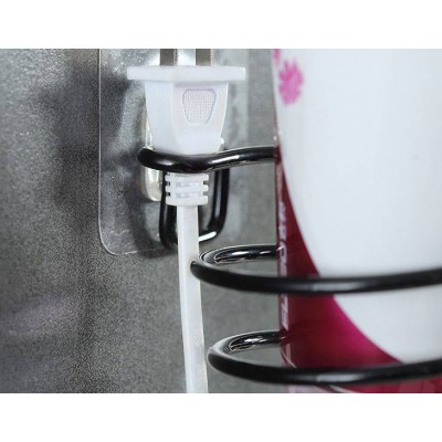 Plaukų džiovintuvo laikiklis - juoda - Sieninis tiesintuvų