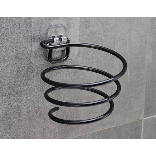 Plaukų džiovintuvo laikiklis - juoda - Sieninis tiesintuvų Plaukų džiovintuvo laikiklis - juoda - Sieninis tiesintuvų