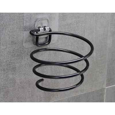 Plaukų džiovintuvo laikiklis - juoda - Sieninis tiesintuvų