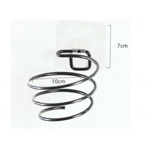 Plaukų džiovintuvo laikiklis - juoda - Sieninis tiesintuvų Plaukų džiovintuvo laikiklis - juoda - Sieninis tiesintuvų