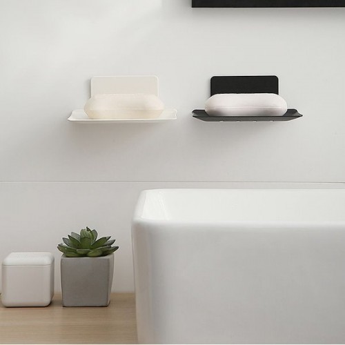 Muilo laikiklis metalinis - juoda - Muilo indas - Sieninis