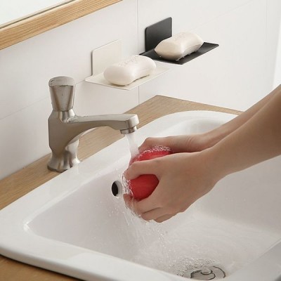 Muilo laikiklis metalinis - juoda - Muilo indas - Sieninis