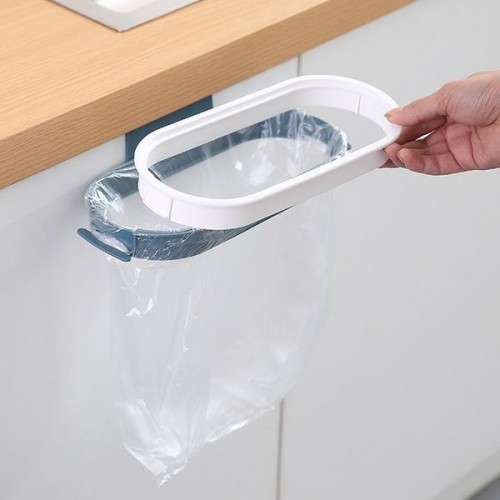 Pakabinamas šiukšlių maišų laikiklis - žalias-balta - Atliekų