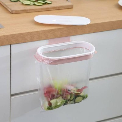 Pakabinamas šiukšlių maišų laikiklis - žalias-balta - Atliekų