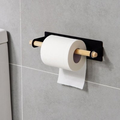 Medinis popieriaus laikiklis - balta - Virtuvės rankšluosčių