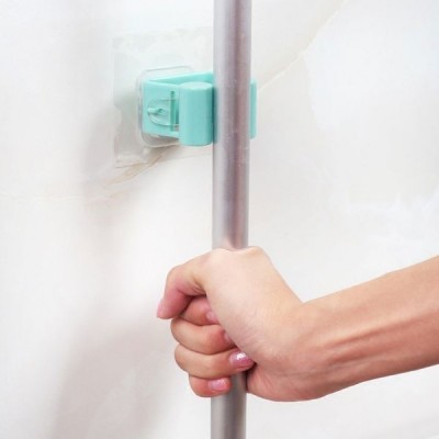 Lipni šluotos pakaba - pilka - sieninis šluotos