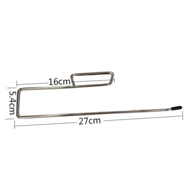 Popieriaus pakaba - sidabras - Virtuvės rankšluosčių laikiklis