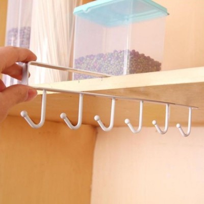 Spintos pakabos laikiklis - balta - puodelių laikiklis su