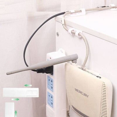 Kabelių organizatorius 10 mm - 16 vienetų skaidrių - vielos