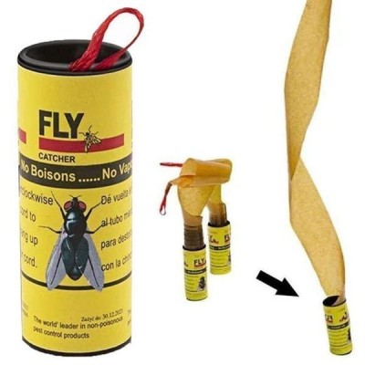 "Fly-tip" - Lipni juosta - 4 vnt - Vabzdžių gaudyklė-Pagrindinis