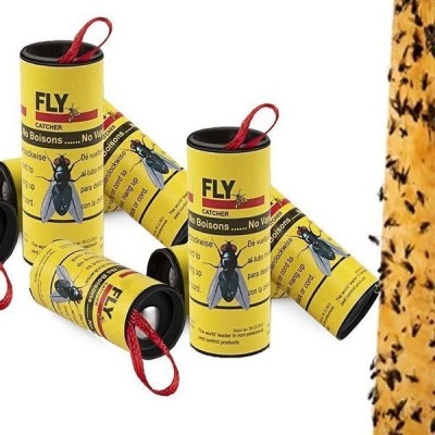 "Fly-tip" - Lipni juosta - 4 vnt - Vabzdžių gaudyklė-Pagrindinis