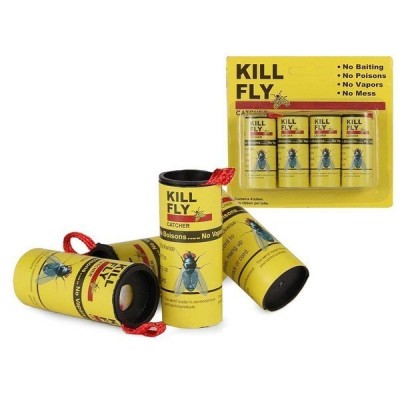 "Fly-tip" - Lipni juosta - 4 vnt - Vabzdžių gaudyklė-Pagrindinis