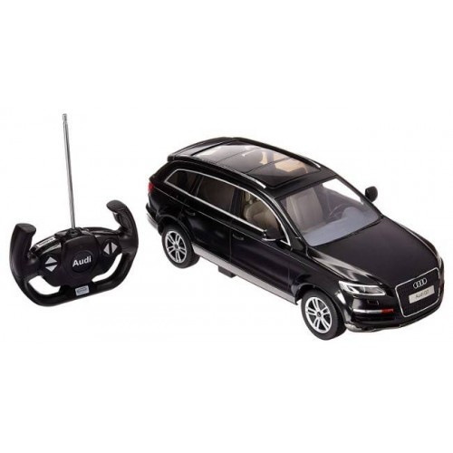Audi Q7 RASTAR 1:14 RTR (AA baterijos) - Juoda-Pagrindinis