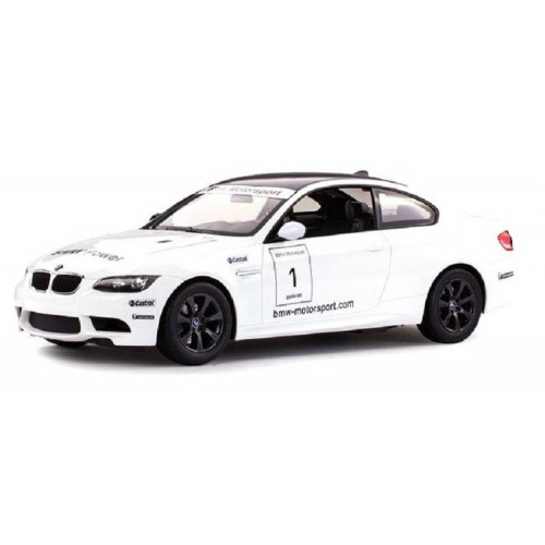 BMW M3 1:14 RTR (maitinamas AA baterijomis) - Balta-Pagrindinis