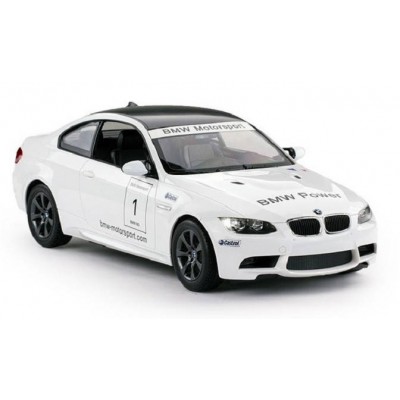 BMW M3 1:14 RTR (maitinamas AA baterijomis) - Balta-Pagrindinis