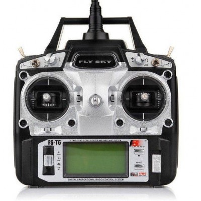 FlySky FS-T6 6CH 2,4 GHz + R6B imtuvas-Pagrindinis