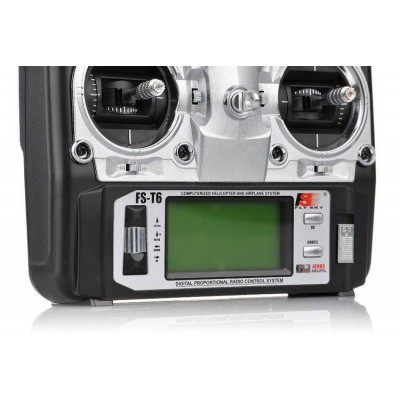 FlySky FS-T6 6CH 2,4 GHz + R6B imtuvas-Pagrindinis