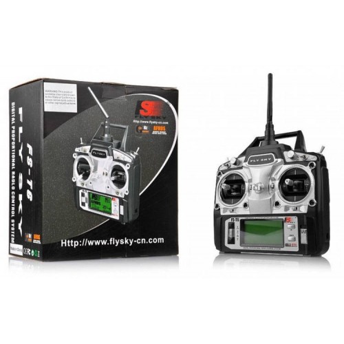 FlySky FS-T6 6CH 2,4 GHz + R6B imtuvas-Pagrindinis